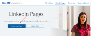 Linkedin Business Page 