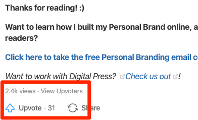 connecting on quora