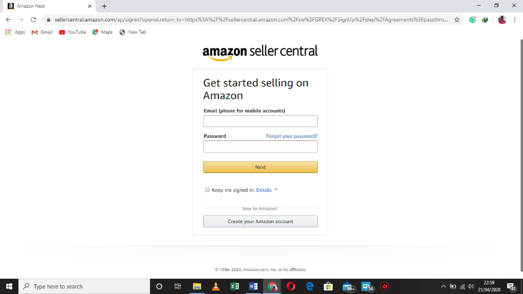 amazon seller central