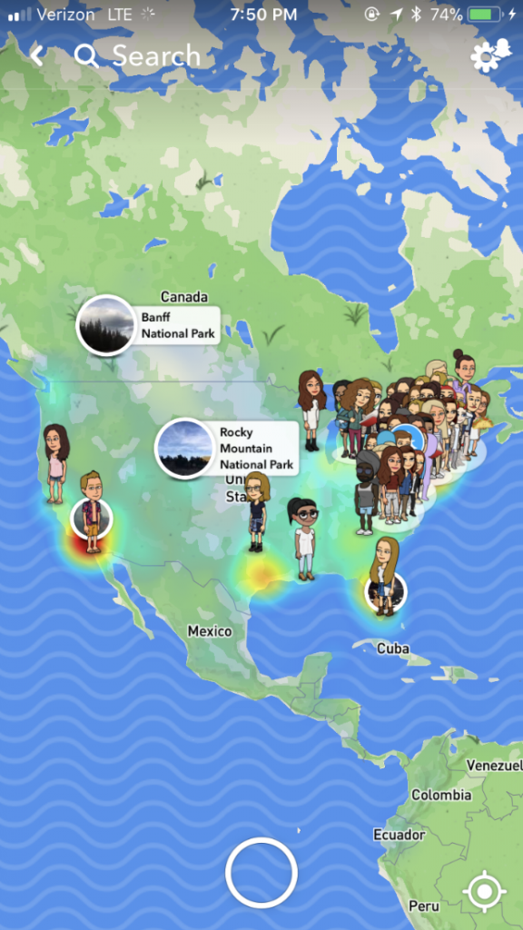 snap map