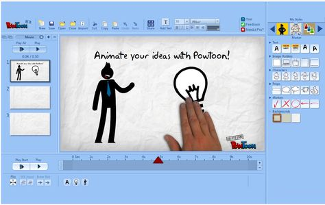 powtoon animators royalty free image